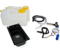 12V Camping évier kit technique lavabo kit évier 325x176x100mm black