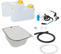 12V camping évier technique lavabo kit évier 325x265x100mm étagère We