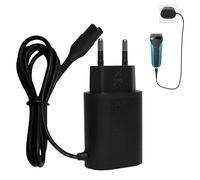 12V Chargeur Compatible Avec Braun. Câble Alimentation Rasoir Adaptateur Secteur Pour Rasoirs Series 1, 3, 5, 6, 7, 8, 9, Charge Rapide Et Alimentation Sécurisée Pour Rasoirs Homme Et Femme