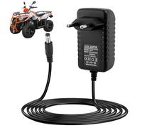 12V Chargeur Voiture Électrique Enfant, 12V 1A Chargeur de Batterie pour Enfants SUV ATV Moto Quad Electrique Jouets de Voitures à Enfourcher Electric Ride-Ons Accessoires Connecteur 5,5 x 2,5 mm