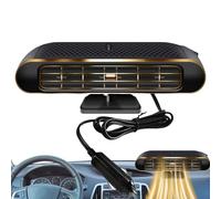 12V Chauffage D'Appoint Pour Voiture - 12V/24V Chauffage Rapide Défroster & Réchauffe Véhicule,Dégivreur Électrique Chauffant pour Hiver, Berlines, SUV, Camping-Cars, Pick-Ups, Scooters, Intérieur,