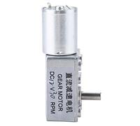 12V DC 2-100RPM Moteur à Engrenages Métalliques Turbine à Couple Élevé Turbo Réducteur à Vis Sans Fin Réducteur à Vis Sans Fin De Moteur Électrique