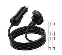 12V DC Câble d'alimentation pour Dometic Alpicool ICECO Waeco ARB, 12V Cordon de Charge pour Glacière 3,5 Mètres Câble Extension de Réfrigérateur de Voiture Prise Allume Cigare avec 4 Fusibles