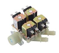 12V DC Solenoid Valve 1 in 4 Out | Normally Closed Water Drain Valve for Drip Irrigation/Hydroponics/Water Dispensing Unit | DN20 G3 / 4" Plastic & Brass Construction