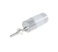 12V Electirc electronic starter Long Shaft DC electronic starter 6V Threaded Shaft For DIY parts JGB37-545 with Flange NWPNLXEA(12v319rpm,Package H)