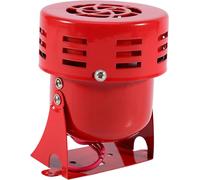 12V Electric Car Truck Motorcycle Driven Air Raid Siren Horn Alarm Loud 50s Red
