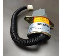 12V Electrovanne de coupure de carburant 1753ES-12A3UC5B1S1 SA-3840-T 119807-77800 Compatible with Y-A-N-M-A-R MlNl EXCAVAT0R B27-2 B22 B50-2 CAIJUN-AUTO