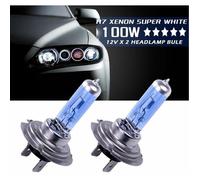 12V H7 100W Xenon Blanc 6000k Halogène Lampe frontale de voiture Globes Ampoules 1 paire