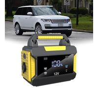 12V Large Capacity 3000A Car Starter, Equipped with LED Emergency Lights, Smart clamp Safety Start, no restrictions on Car Models and Displacement