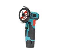 12v Mini Angle Grinder Car Repair Brush Motor Rechargeable For Cutting Diamond Cordless Power Tool Polishing And Grinding(12v Red)