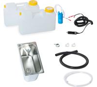 12V Mini-cuisine Camp Stand de vente kit évier camping-car 325x176x150mm Novo Blanc