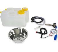 12V Mini-cuisine Cuisine de camping Bloc cuisine kit camping-car Évier rond 24 cm Barwig