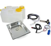 12V Mini-cuisine cuisine de camping bloc cuisine kit évier 325x265x65mm T4 T5 T6 Vito
