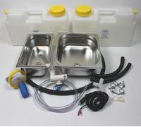 12V Mini-cuisine stand de vente kit évier 325x265x100x 325x176x100 double évier