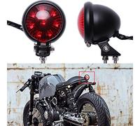 12V Moto Feux Arrière Feu Stop Rouge LED Frein Arrière Lampe pour Street Bike Chopper Bobber Cafe Racer Cruiser Custom.