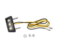 12V pour mini Motorcycle LED License Plate Light White 12V pour | 12V system compatible, bright white LED output, compact design for pour mini motorcycles, easy wire connection