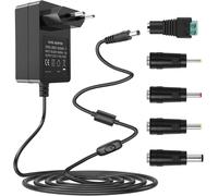 12V Power Supply 2A 24W AC Wall Charger Adapter AC 100-240V to DC 12Volt 2A 1.5A Converter for LED Strip Lights,CCTV Cameras,BT Speaker,Router