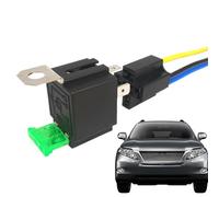 12V Relay with Wiring Harness - Automotive Relay Set for Vehicle Accessories | Copper Terminal Connectors with Insulated Wires, Reliable Power Control for LED Lights Horns or Engine Devices