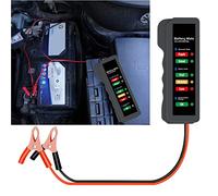 12V Testeur de Batterie Pour Auto Analyseur de Vérificateur de Batterie, Testeur de Charge d'Alternateur/Batterie Avec Voyant LED Pour Véhicule/RV/Bateau/Moto 12 V