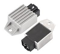 12V Universel Redresseur à régulateur de Tension, 4 Broches redresseur de régulateur de Tension pour Scooter Cyclomoteur ATV Gokarts Buggie GY6 50cc à 150cc