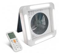 12v Ventilateur Camping Car, Vlanterneau Camping Car, à 6 Vitesses Réglables, Inversion Du Sens De Rotation, S'éteint Automatiquement En Cas De Pluie, Pour Fourgonnettes Aménagées
