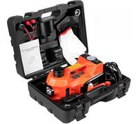 12V voiture cric électrique hydraulique Jack Kit 45CM + clé gonfleur de pneu lumière LED Portable pneu levage voiture réparation outil(5T Jack No Wrench)