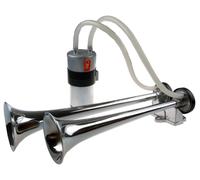 12V Voiture Druckluftfanfare Corne Fanfare Air Comprimé 37/31cm Compresseur