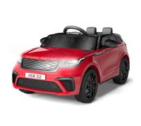 12V Voiture électrique biplace pour Enfant, Véhicule sous licence Land Rover, Télécommande 2,4 GHz, 4 km/h Max, Rouge