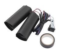 12V Winter Electric Heated Motorcycle Handlebar Grips - High Low Temp | Universal 12V Direct Power System, High/Low Dual-Temperature Adjustment Switch, All-Weather Anti-Slip Rubber Heated Grips