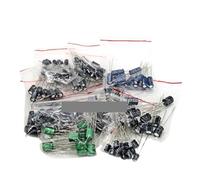 12valuesX10pcs=120pcs 0.22UF-470UF Aluminum electrolytic capacitor component diy assortment kit