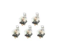 12VDC 40A 5P 1NO 1NC SPDT Green Indicator Auto Car Power Relay 5 Pcs