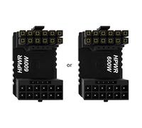 12VHPWR Adaptateur coudé à 180 degrés ATX3.0 16 broches GPU Connecteur d'alimentation 600 W Pcie5.0 et connecteurs GPU