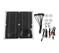 12W 18V Panneau Solaire Flexible Double Sortie USB Panneau Solaire Voiture et Bateau Chargeur TéLéPhone Portable Panneau de Charge Solaire