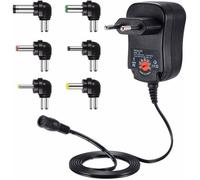 12W Adaptateur Alimentation Universelle 3V 4,5V 5V 6V 7,5V 9V et 12V, Chargeur Secteur Transformateur DC 220V pour VTech Kidimagic