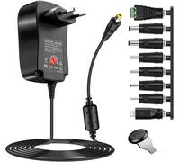 12W Adaptateur Secteur Universel Ac Dc 12V 3V 4.5V 5V 6V 7.5V 9V Transformateur D'Alimentation Avec 8 Connecteurs Dc Pour Lumineuse Routeur Tv Box Caméra Tablette[Z2022]