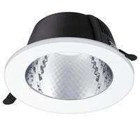 12W Ledinaire Plafonnier Encastré, 4000K, 1200lm, IP20, Noir - 929003165432