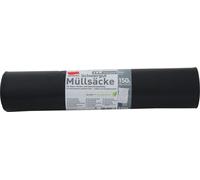 12x 10 rouleaux de sacs pour déchets encombrants 150L 80x120cm noir sacs poubelle solides