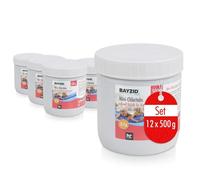 12x 500 g BAYZID® Mini - Pastilles de chlore 2,7 g pour petites piscines