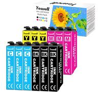 12x 502XL Cartouche d'encre Compatibles avec Epson 502 502XL pour Workforce WF-2865 WF-2880 WF-2885, Expression Home XP-5105 XP-5150 XP-5155