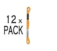12x Anchor Sticktwist Multi 8m, jaune,sunrise, coton, couleur 1305, 6 fils, UE