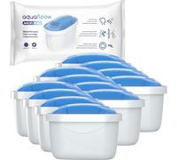 12x AquaFloow MaxiMag-cartouche pour carafes filtrantes Agua Next Fitmax, Aquaphor B100-25 Maxfor, Aquaphor 25 (Mg) Maxfor, AquaFloow MAXI, AquaEffect B25