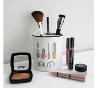12x boîtes en métal Rangement cosmétique Boîte Gobelets Make up Organisateur Porte-pinceaux