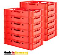 12x Boucher Caisse Viande Caisse Empilement Eurofleischkiste Plastique Kingpower