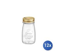 12x Bouteille à Jus 4 Saisons 0,2 L Avec Capsule Verre Transparent