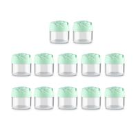 12x Bouteilles Vides Transparentes En Forme De Fleur Rose Pots Vides Récipient Cosmétique Conteneurs D'échantillon Maquillage