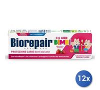 12X Bundle Biorepair Dentifrice Ml 50 Junior Enfants 0-6 Fraise