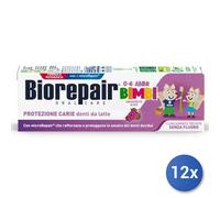 12X Bundle Biorepair Dentifrice Ml 50 Junior Enfants 0-6 Raisin