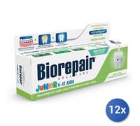 12X Bundle Biorepair Dentifrice Ml 75 Junior Enfants 6-12 Menthe