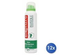 12X Bundle Borotalco Déodorant Spray 150 ML. Invisible Vert Fabriqué En Italie