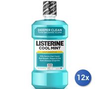 12X Bundle Listerine Bain De Bouche 500 ML. Coolmint Bleu